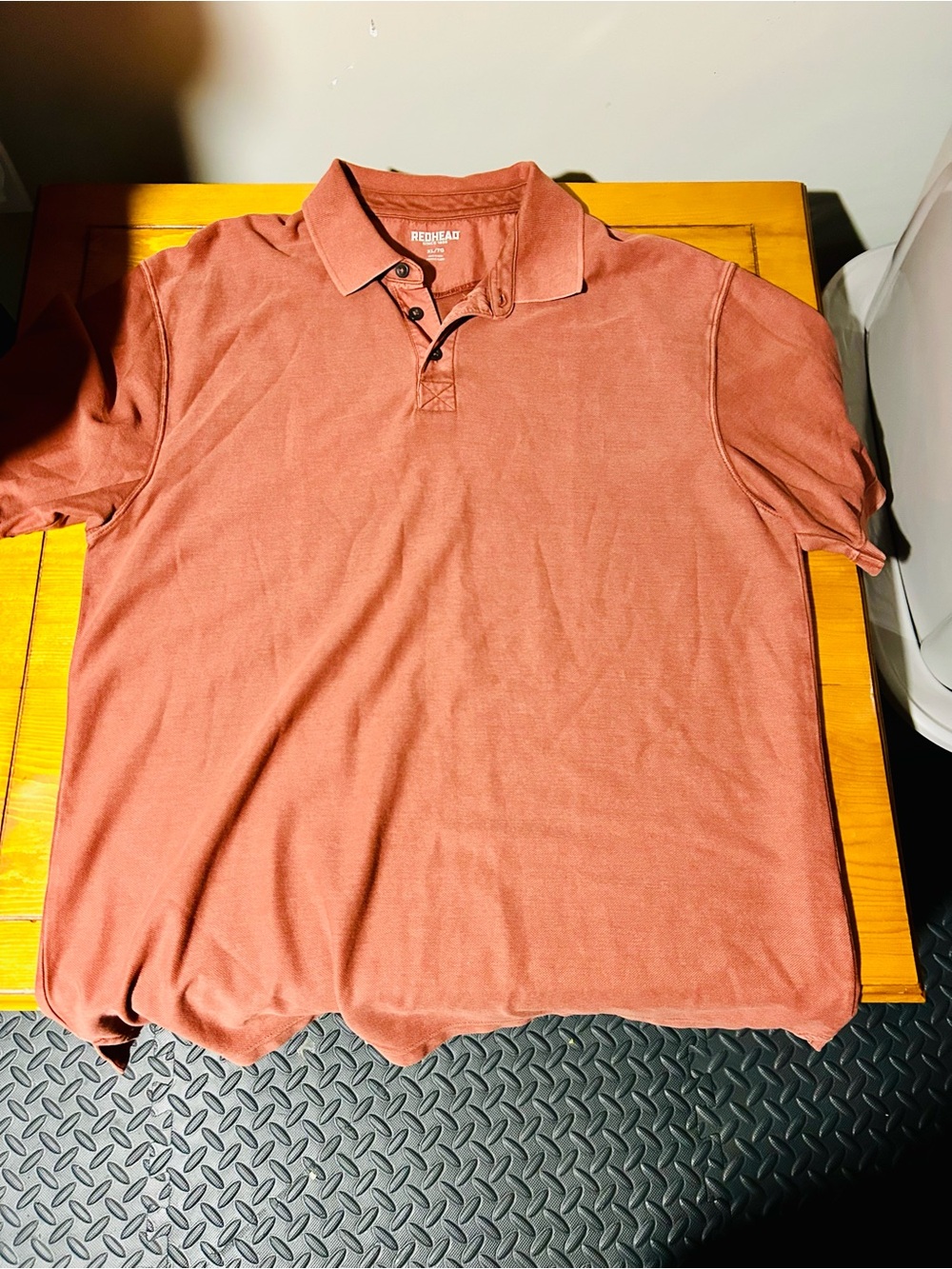 (3/$10) RedHead XL Men's Short Sleeve Polo - Rust